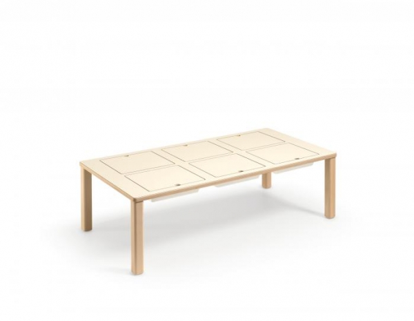 Tavolo manipolazione 6 vasche h45