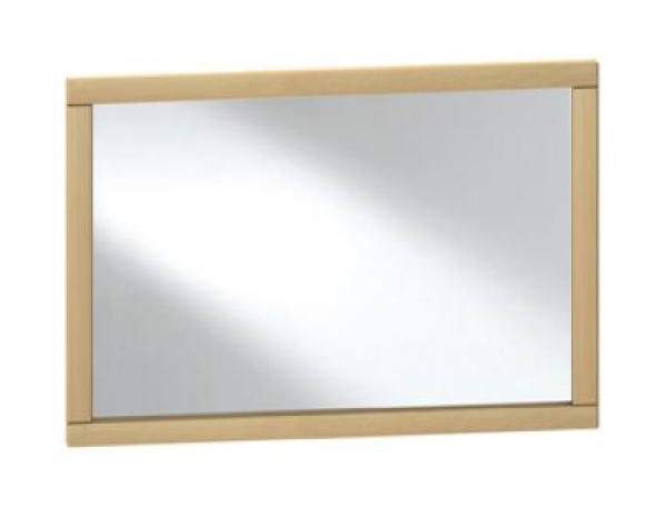 Specchio con cornice in legno 125x90h