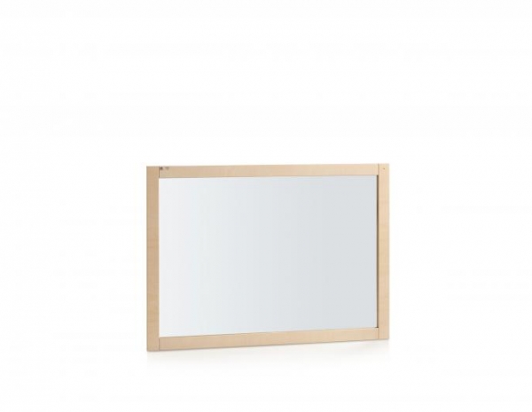 Specchio con cornice in legno 125x90h